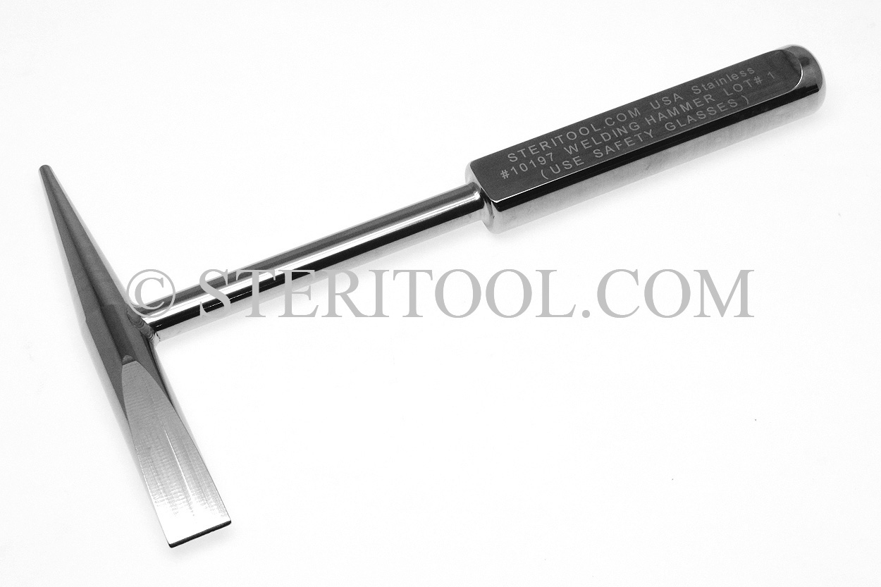STERITOOL INC - #10197 - Stainless Steel Welding/Chipping Hammer. #10197