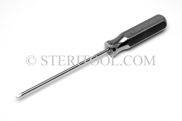 #21231 - #1 Stainless Steel Square Screwdriver, SS Handle. screwdriver, screw, square, robertson, stainless steel