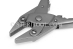 #10012 - 6"(150mm) Stainless Steel Parallel Jaw Pliers. - 10012
