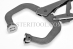 #10026 - 10.5"(260mm) x 3-3/8" Stainless Steel Deep Locking Clamp. - 10026