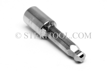 #10987 - 5/64" Ball Hex x 1/4 DR Stainless Steel Bit, 2-1/4" OAL. 1/4 dr, 1/4dr, 1/4-dr, ball hex, bit, staInless steel
