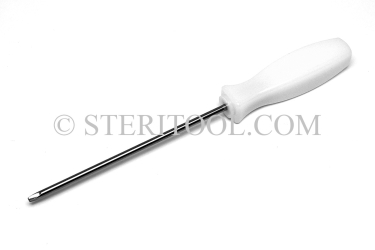 #11231 - #1 Square Stainless Steel Screwdriver with Nylon Handle. screwdriver, square, robertson, stainless steel