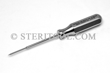 Straight Pick with Stainless Steel Handle, LONG. pick, ice pick, dental, probe, pointer, 