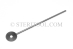 #90055 - 1.5mm Thick Stainless Steel "Lollipop" Gauge Stick, 6"(150mm)OAL. - 90055