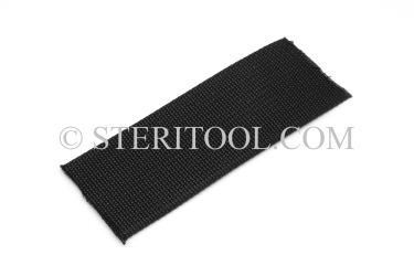 #10440 - 1.5" NYLON (Black)Webbing, per foot. ratchet tie-down, strapping, rigging, stainless steel