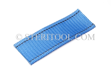 #10443 - 2" POLY (Blue) Webbing, per foot. ratchet tie-down, strapping, rigging, stainless steel