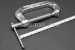 #09989 - 4"  Stainless Steel C Clamp. - 09989