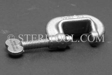 #09996 - 3/4"  Stainless Steel Mini C Clamp. c clamp, clamp, stainless steel fabrication