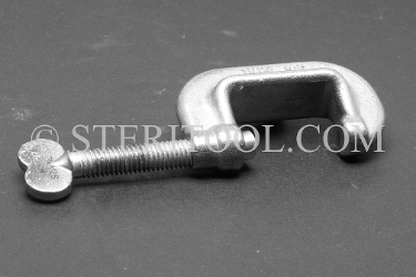 #09997 - 1"  Stainless Steel Mini C Clamp. c clamp, clamp, stainless steel fabrication