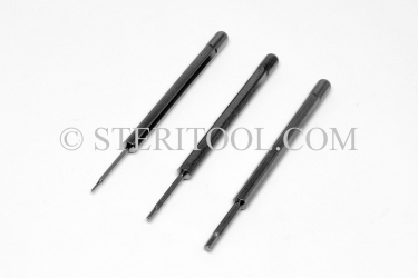 #11251 - 1.2mm Hex x 100(4") OAL Stainless Steel Precision Driver. hex, precision, stainless steel, screwdriver