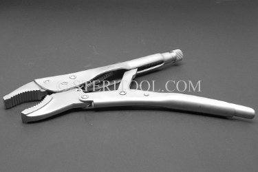 #10025 - 10"(250mm) Stainless Steel Curved Jaw Locking Pliers. locking pliers, curved jaw, stainless steel