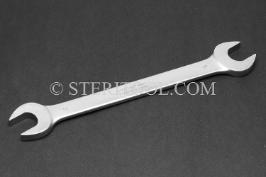 #10049 - Stainless Steel 16mm x 17mm Open End Wrench. wrench, open end, stainless steel, spanner