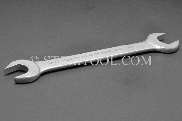 #10053_20x22 - Stainless Steel 20mm x 22mm Open End Wrench.  wrench, open end, stainless steel, spanner