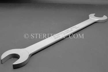 #10058 - Stainless Steel 30mm x 36mm Open End Wrench. wrench, open end, stainless steel, spanner