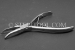 #10122 - 5"(125mm) Stainless Steel Pliers with Bent Serated Jaws & Spring Loaded Handle. - 10122