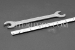 #10136_SLIM_7 - Stainless Steel 1/2" x 9/16" Open End Wrench, Slim, 7" OAL  - 10136_SLIM_7