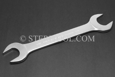 #10141 - Stainless Steel 1-1/8" x 1-1/4" Open End Wrench. wrench, open end, stainless steel, spanner
