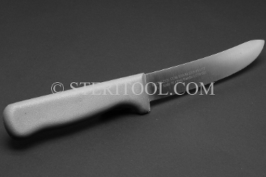 #10177 - 5-1/2"(137mm) Stainless Steel Knife. Poly Handle. knife, stainless steel