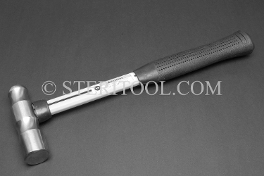 #10199_FG - 12oz(340g) Stainless Steel Ball Pein Hammer. Fiberglass Handle, rubber grip. hammer, tapping, stainless steel, ball pein, ballpein, ball-pein