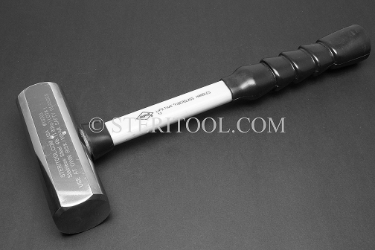 #10203 - 4-lb(1.8kg) Stainless Steel Hammer with Fiberglass Handle. 14.25" (362mm) OAL. 