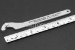 #10221 - 7/8"(22mm) ~ 1-3/8"(35mm)  Adjustable Stainless Steel Hook Wrench. - 10221