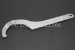 #10224 - 2-1/2"(65mm) ~ 5"(125mm) Adjustable Stainless Steel Hook Wrench. - 10224