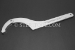 #10225 - 6-1/8"(155mm) ~ 9-1/8"(231mm) Adjustable Stainless Steel Hook Wrench. - 10225