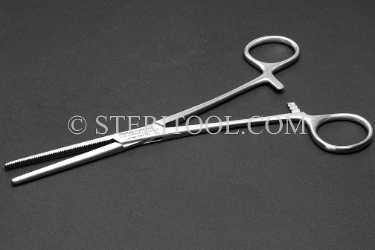 #10254 - 7.25"(181mm) Stainless Steel Hemostat, Straight. hemostat, forceps, stainless steel
