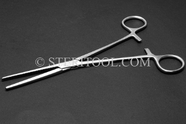 #10255 - 8"(200mm) Stainless Steel Hemostat, Straight. hemostat, forceps, stainless steel