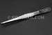 #10271 - 4.5"(115mm) Stainless Steel Tweezer, Fine Serrated. - 10271