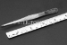 #10271 - 4.5"(115mm) Stainless Steel Tweezer, Fine Serrated. - 10271