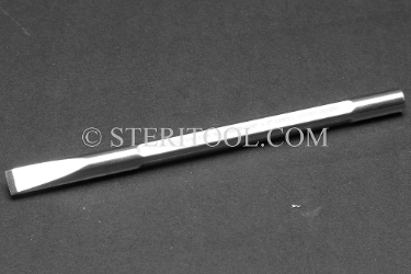 #10280 - 5/16"(8mm) Stainless Steel Chisel 5"(125mm) OAL. chisel, stainless steel