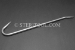 #10292 - 3/8"(9.5mm) Stainless Steel Gooseneck Pry Bar 13"(325mm) OAL. - 10292