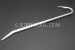 #10293 - 1/2"(12.7mm) Stainless Steel Gooseneck Pry Bar 16"(400mm) OAL. - 10293