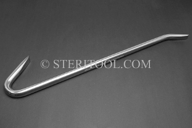 #10295_20 - 3/4"(19mm) Stainless Steel Pry Bar, 20"(500mm) OAL. pry bar, wrecking bar, stainless steel, material handling, fabrication