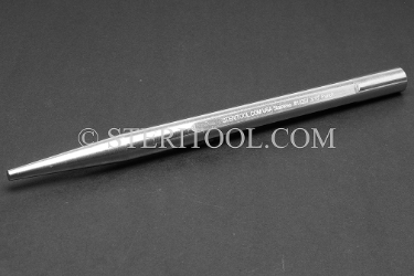 #10297 - 3/16"(4.7mm) Stainless Tapered Punch 8"(200mm) OAL. tapered punch, punch, stainless steel