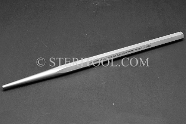 #10297_SP12 - 3/16" Stainless Steel Tapered Punch 12"(300mm) OAL. tapered, taper, punch, stainless steel