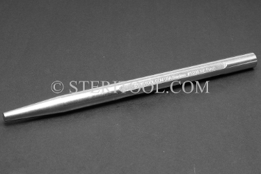 #10298 - 1/4"(6mm) Stainless Steel Tapered Punch 8"(200mm) OAL. tapered punch, punch, stainless steel