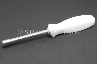 #10321 - 7mm Stainless Steel Nut Driver with Nylon Handle. nut driver, stainless steel, 