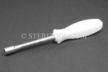 #10322 - 8mm Stainless Steel Nut Driver with Nylon Handle. nut driver, stainless steel, 