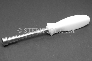 #10324 - 11mm Stainless Steel Nut Driver with Nylon Handle. nut driver, stainless steel, 