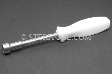 #10325 - 12mm Stainless Steel Nut Driver with Nylon Handle. nut driver, stainless steel, 