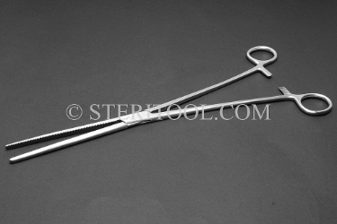 #10360 - 12"(300mm) Stainless Steel Hemostat Straight. hemostat, forceps, stainless steel