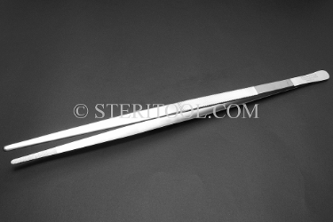 #10391_316 - NM 24"(600mm) Stainless Steel Tweezer Serrated.  tweezers, stainless steel