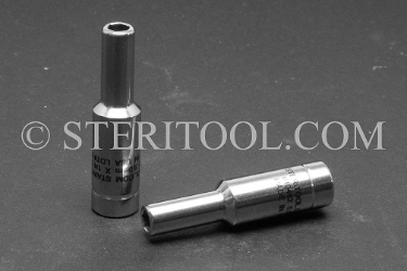 #10482 - 5mm x 1/4dr Stainless Steel Deep Socket. 1/4dr, 1/4 dr, 1/4-dr, deep, socket, stainless steel