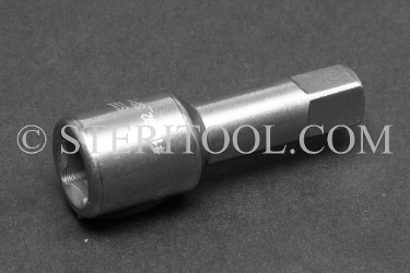 #10492_SP1 - 1"(25mm) x 1/4 DR Stainless Steel Extension. 1/4dr, 1/4 dr, 1/4-dr, extension, socket, ratchet, stainless steel