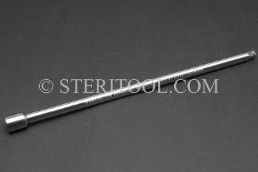 #10494SP8 - 8"(200mm) x 1/4 DR Stainless Steel Extension. 1/4dr, 1/4 dr, 1/4-dr, extension, socket, ratchet, stainless steel