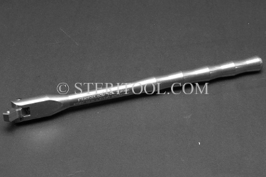 #10497 - 8" x 1/4DR Stainless Steel Swivel Head Power/Breaker Bar. 1/4 dr, 1/4dr, 1/4-dr, breaker bar, stainless steel
