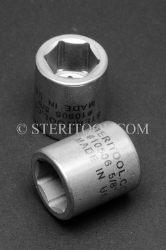 #10506_316 - NM 5/8" X 3/8dr Standard Stainless Steel Socket. 316L 3/8dr, 3/8-dr, 3/8 dr, socket, stainless steel