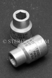 #10521_316 - NM 7mm x 3/8 DR Standard Stainless Steel Socket. 316L 3/8dr, 3/8-dr, 3/8 dr, socket, stainless steel
